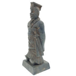 AP-ZO-352185 animallparadise Estatuilla guerrero chino Qin 3 L, altura 14,5 cm, decoración de acuario Statue