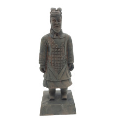 animallparadise Statuette Chinese warrior Qin 4 L, height 14 cm, aquarium decoration Statue