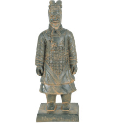 animallparadise Statuette Chinese warrior Qin 4 L, height 14 cm, aquarium decoration Statue
