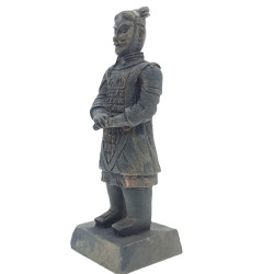 Beeldje Chinese krijger Qin 5 L, hoogte 14 cm, aquarium decoratie animallparadise AP-ZO-352187 Statue