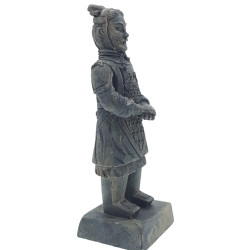Estatueta guerreiro chinês Qin 5 L, altura 14 cm, decoração de aquário AP-ZO-352187 Statue