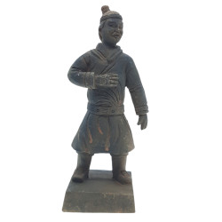 Beeldje Chinese krijger Qin 6 L, hoogte 14 cm, aquarium decoratie animallparadise AP-ZO-352188 Statue