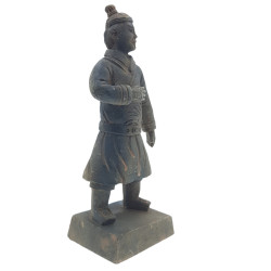 Estatueta guerreiro chinês Qin 6 L, altura 14 cm, decoração de aquário AP-ZO-352188 Statue
