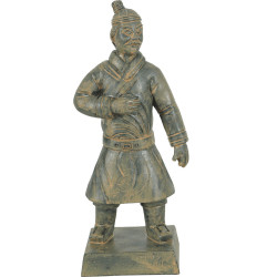 animallparadise Statuette guerrier chinois Qin 6 L, hauteur 14 cm, décoration aquarium Décoration et autre