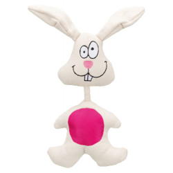 animallparadise 27 cm fabric hare with sound, for dog. Plush for dog