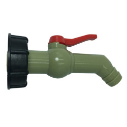 Jardiboutique Water tank adapter for garden faucet, S60X6 IBC, garden hose, extended connector ibc tank