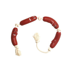 animallparadise Salsiccia di vinile corda giocattolo per cani 70 cm AP-FL-45108-01 Giocattoli da masticare per cani