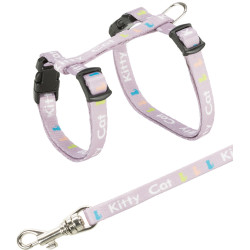 animallparadise Harness and leash for kittens random color Harness