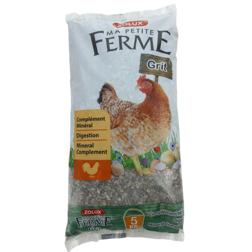 animallparadise Grit aide a la digestion sac de 5 kg Complément minéral pour poules Complément alimentaire