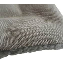Prostokątna poduszka szara alisha, 70,5 x 41,5 x 2 cm, pies i kot AP-FL-521635 animallparadise