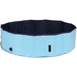 Piscina para cães, Dimensões: ø 80 × 20 cm Cor: azul claro-azul AP-TR-39481 Piscina de cães