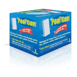 TOUCAN 3 Boxes Pool Gom water line cleaning pool (set of 9 pieces) Brush