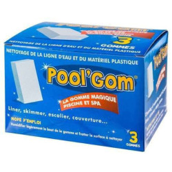BP-51439007-x3 TOUCAN 3 Cajas de Pool Gom Gom piscina de limpieza de la línea de agua (juego de 9 piezas) Cepillo