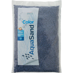 animallparadise Decorative sand 2-3 mm aqua Sand ultramarine blue 1kg for aquarium. Soils, substrates, substrates