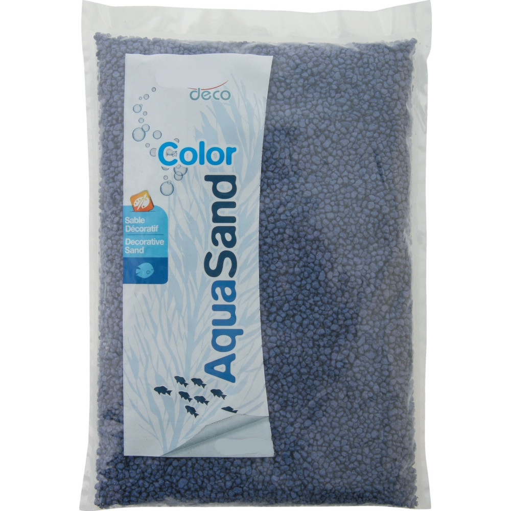 animallparadise Decorative sand 2-3 mm aqua Sand ultramarine blue 1kg for aquarium. Soils, substrates