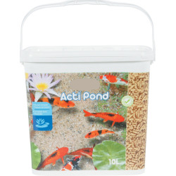 animallparadise Aliment complet poisson de bassin Acti Pond 10 litres pour poisson Nourriture