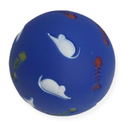 Piłka z przysmakami dla kota ø 7,5 cm, niebieska. AP-FL-501974 animallparadise