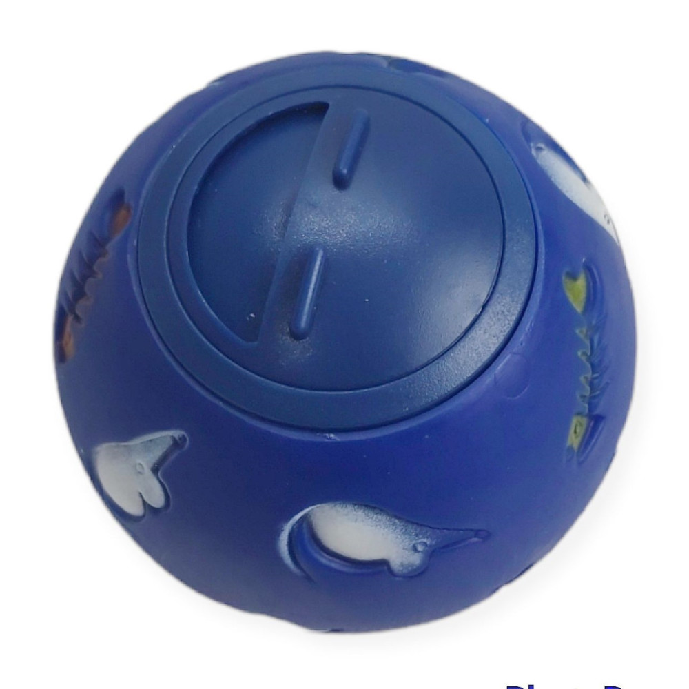 AP-FL-501974 animallparadise Pelota de golosina para gatos ø 7,5 cm, azul. juegos para regalar