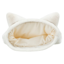 animallparadise copy of Cozy bag Nelli. Dimensions: 34 × 23 × 55 cm Colour: white-taupe. For cats Bedding