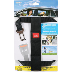 Veiligheidstuigje maat XL voor honden in de auto animallparadise AP-ZO-403335 Auto montage