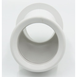 Interplast Une pipe WC, adaptation excentrée de 35 mm ø100 mm. Plomberie