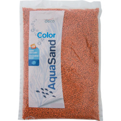animallparadise Sable décoratif 2-3 mm aqua Sand orange savane 1kg pour aquarium. Sols, substrats