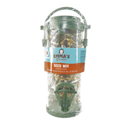 Gerecycleerde dispenser met Nature Vogelzaad Mix animallparadise AP-VA-18091 Nourriture graine