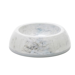 animallparadise Ciotola bianca marmorizzata da 0,6 litri per cani e gatti AP-VA-18870 Ciotola, ciotola