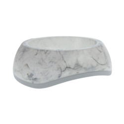 animallparadise Ciotola bianca marmorizzata da 0,6 litri per cani e gatti AP-VA-18870 Ciotola, ciotola