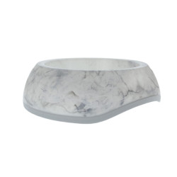 Taça de mármore branco 0,6 litros para cães e gatos AP-VA-18870 Tigela, tigela