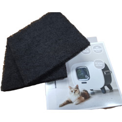 animallparadise 2 filtres a charbon pour maison de toilette sur pieds accessoire litière