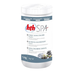 Hth Choc sans chlore poudre - 1.2 kg - HTH SPA Produit de traitement SPA