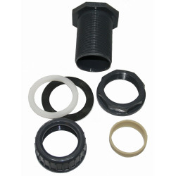 jardiboutique 25 mm PVC wall bushing + clamping nut for pipe ø 25 mm PVC Wall Passage
