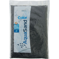 Aquatisch zand 2-3 mm ebbenhout zwart 1kg voor aquaria. animallparadise AP-ZO-346103 Bodems, substraten