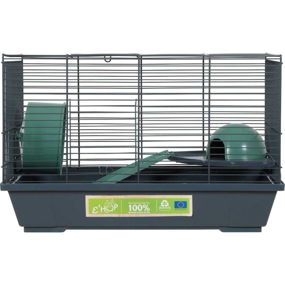Hamster Kooi 50, 50 x 28 x hoogte 32 cm, groen voor hamster animallparadise AP-ZO-205171VER Kooi