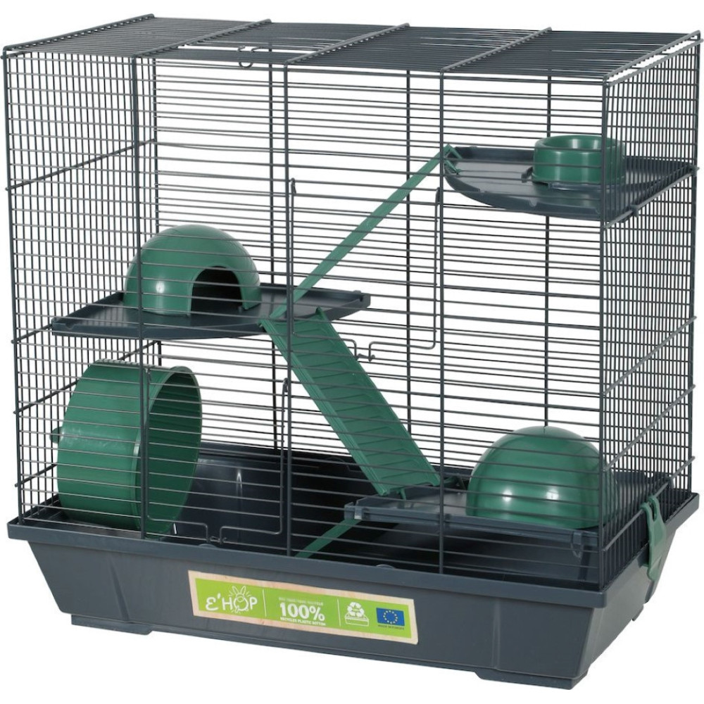 animallparadise Käfig 50 Triplex Hamster, 51 x 27 x Höhe 48 cm, grün für Hamster AP-ZO-205173VER Käfig