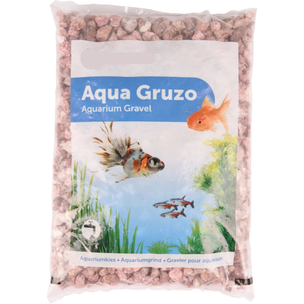 animallparadise Gravier Gruzo rose 900 gr pour aquarium. Sols, substrats