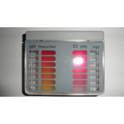 jardiboutique Set per il test del cloro nell'acqua della piscina - Test delle compresse di cloro - Analisi della piscina JB-T...