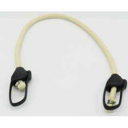 Jardiboutique A Beige 60 cm bungee cords tensioner - Plastic end caps tarpaulin accessory