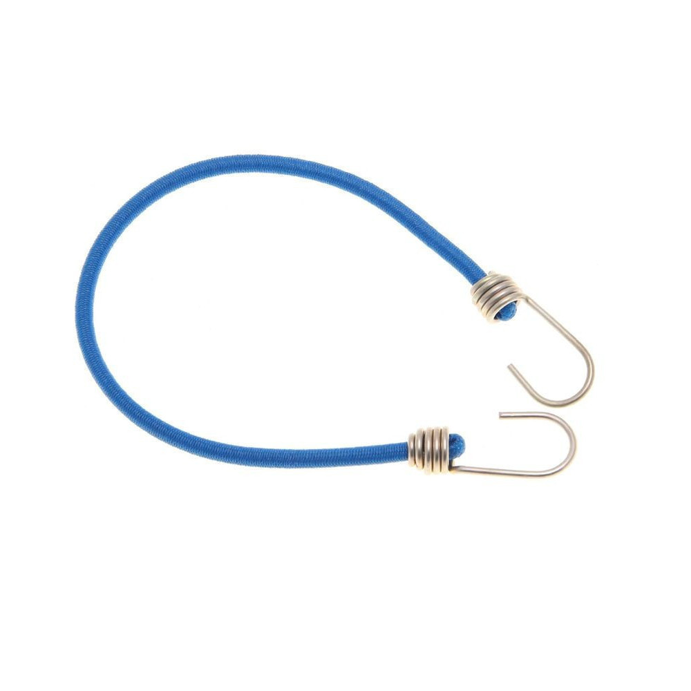 set di 10 pezzi, corde elastiche da 60 cm, colore blu per la copert