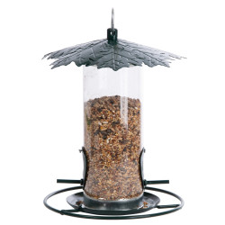 animallparadise Seed silo with canopy for birds Height 22cm Mangeoire à graines
