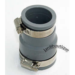 jardiboutique FF soft PVC multi-material reduction fittings from 38 to 43 mm and 30 to 36 mm grey Reduction of evacuation