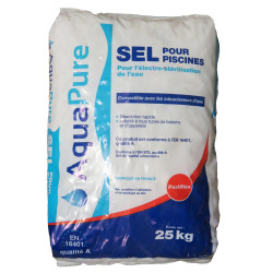 Jardiboutique Salt pellets in 25 kg bag, swimming pool salt Treatment product