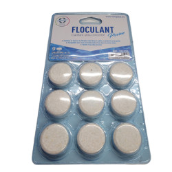 verpakking van 5 Flovil blisterverpakkingen van 9 tabletten - klaringsmiddel voor zwembaden jardiboutique JB-IN-SFLOVIL-X05 V...