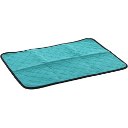 animallparadise 2 Washable and reusable training mats, M 69 x 41.5 cm grey-green, for dogs Education mat and tray