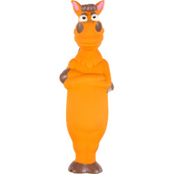 Latex hondenspeeltje, paard met geluid, 32cm. Flamingo FL-518004 Kauwspeelgoed voor honden
