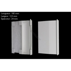 Jardiboutique Skimmer flap compatible with Pentair - white G-SKI-WEIR Skimmer flap