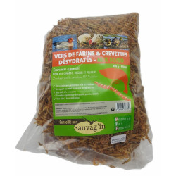 Jardiboutique Mealworms and dehydrated shrimp 400 g Food and drink