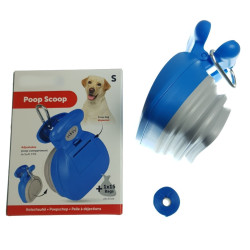 Apanhador de cocó de cão dobrável tamanho S azul AP-FL-520819 Recolha de excrementos