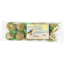 10 x 85 gr de bolas de frango de todas as estações para aves AP-FL-101620 Bola de comida de pássaro